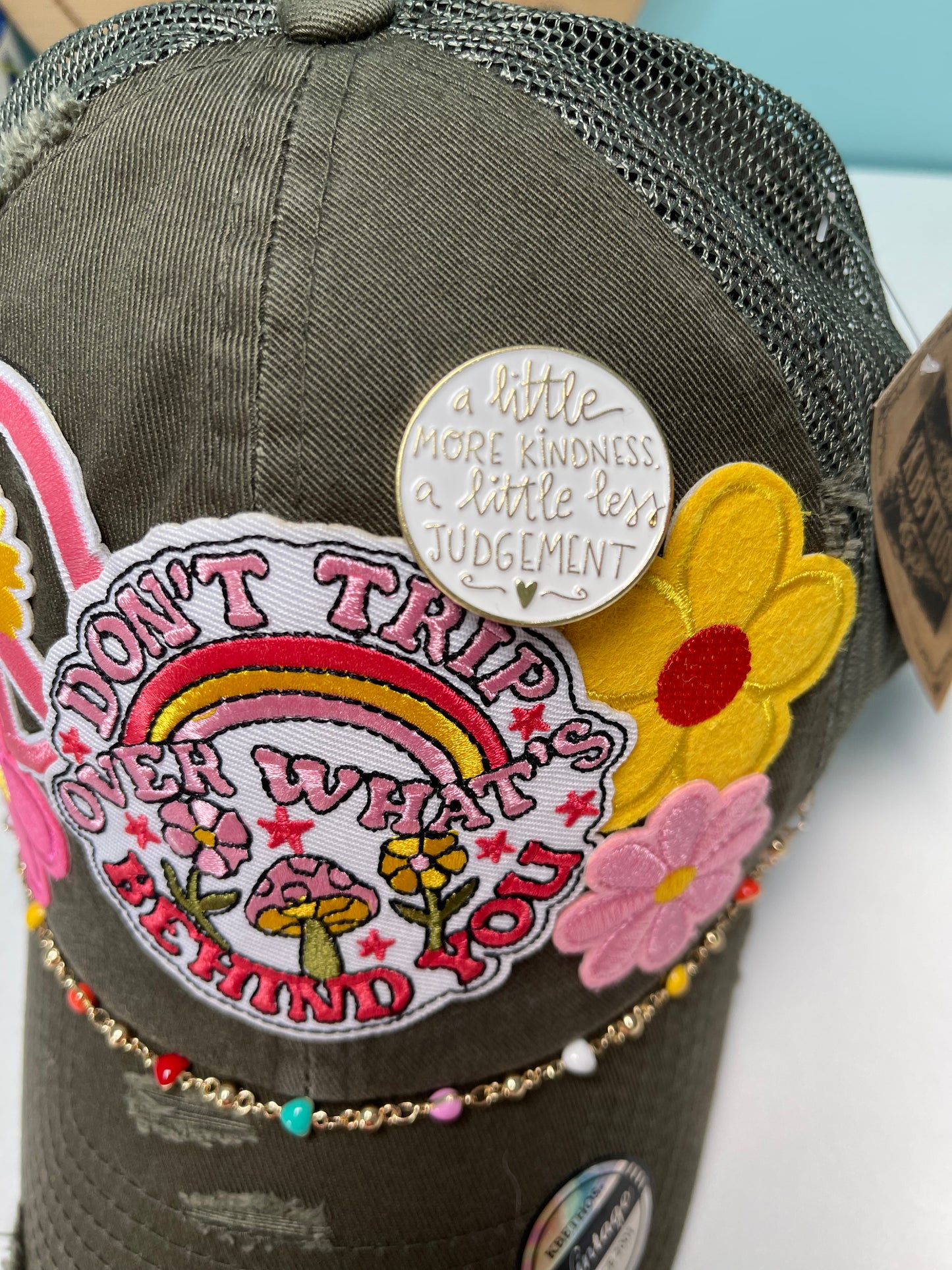 Don't Trip Over What's Behind You Baseball Cap