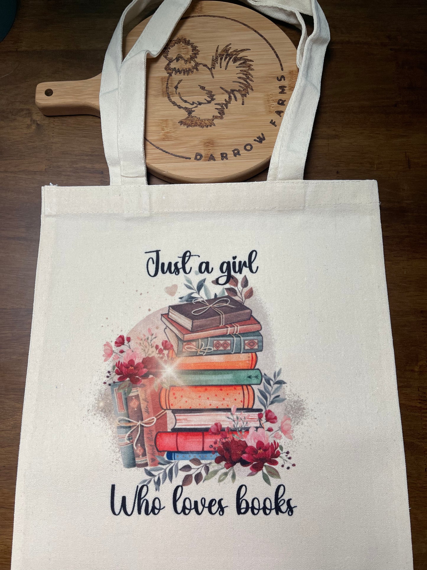 Girl Who Loves Books Tote